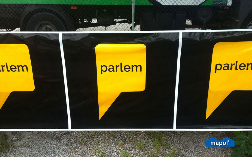 Láminas cubre vallas de plástico